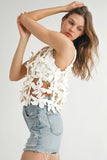 Bluzka kwiatowa Bloom Overlay