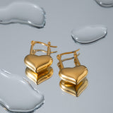 Kolczyki Amora Heart Lock