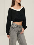 2 in 1 Crop Sweatshirt