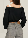 2 in 1 Crop Sweatshirt