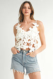 Bluzka kwiatowa Bloom Overlay
