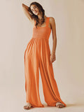 4 Colors High Waisted Wide Leg Jumpsuits for Women
