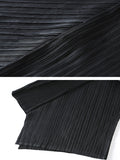 Original Loose Solid Color Irregular Pleated Wide Leg Pants
