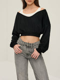 2 in 1 Crop Sweatshirt